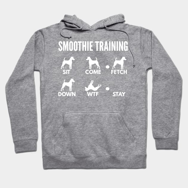 Smooth Fox Terrier Training Smoothie Dog Tricks Hoodie by DoggyStyles